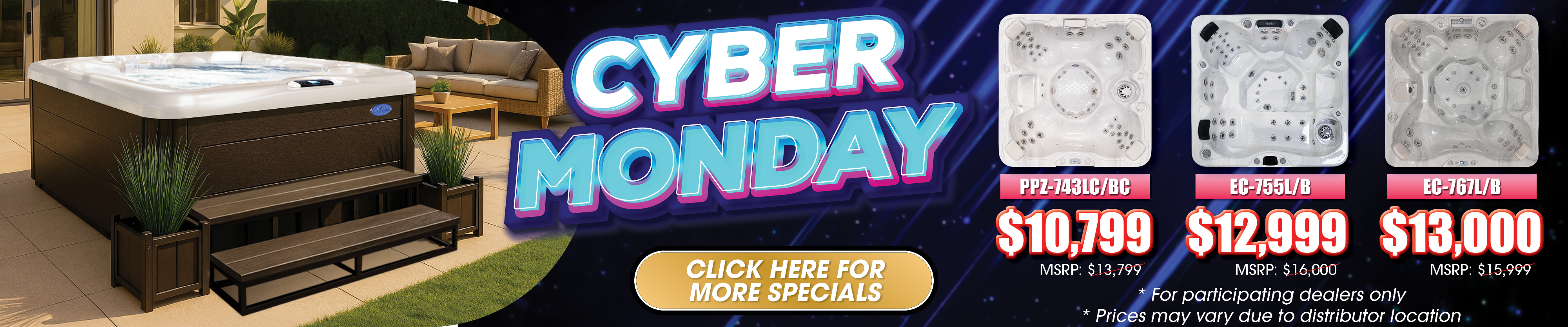 Calspas hot tub being used in a family setting - Layton